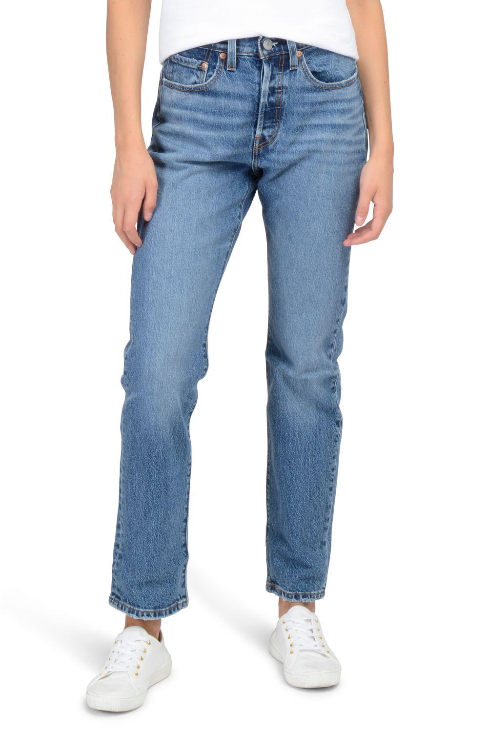 Jeans Mujer 501 Azul Original Fit Levis 12501-0396-0