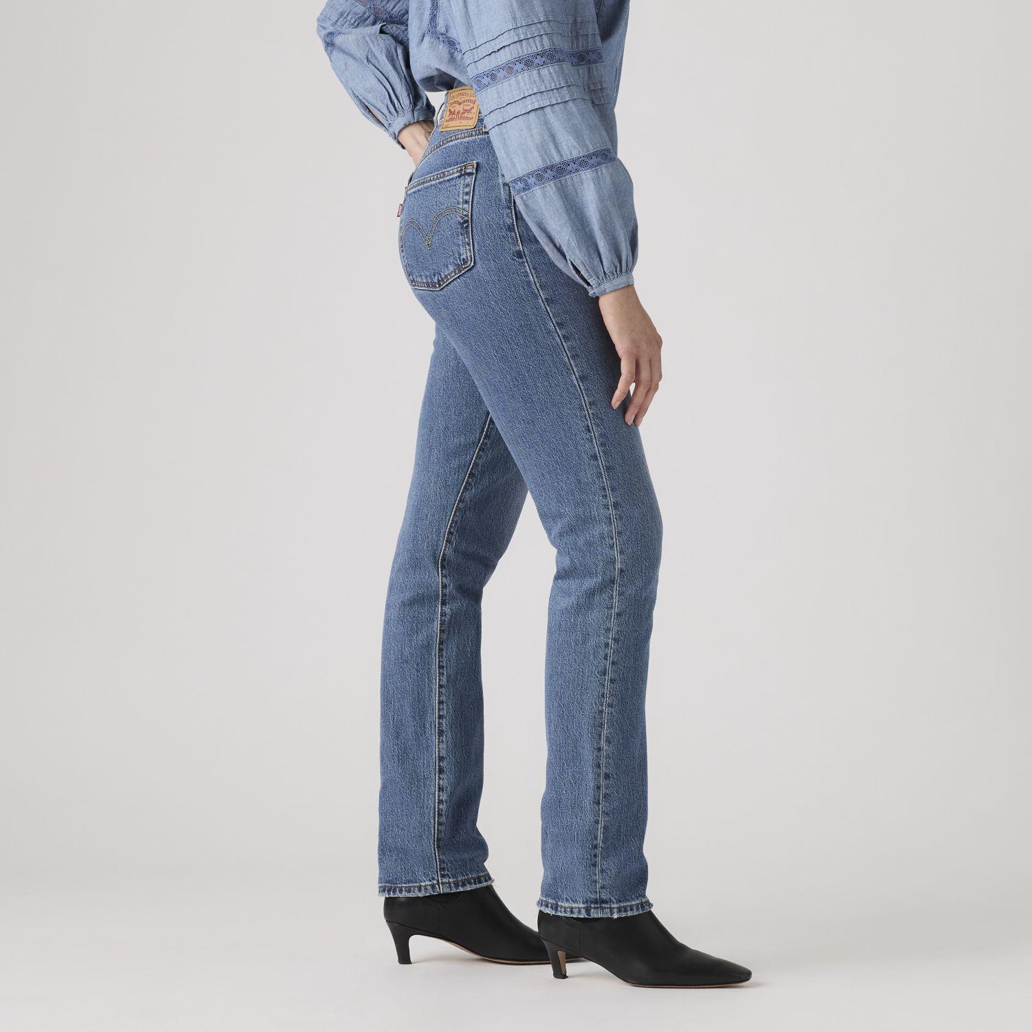 Jeans Mujer 501 Original Fit Azul Levis 12501-0396-1