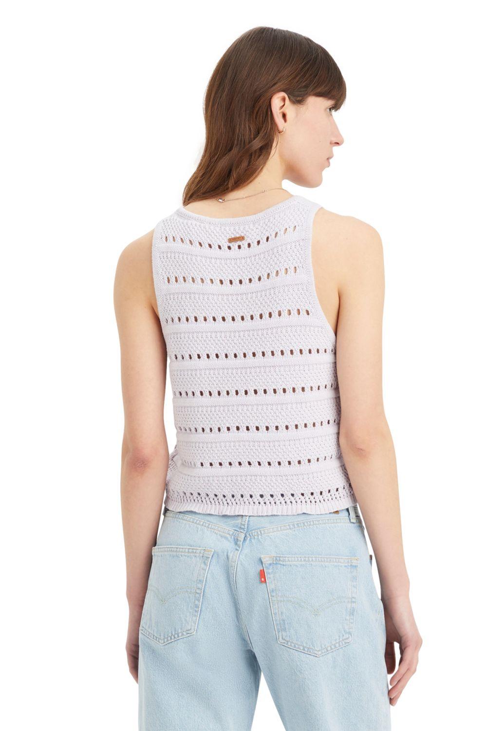 Polera Mujer Crochet Tank Lila Levis A8890-0002-2