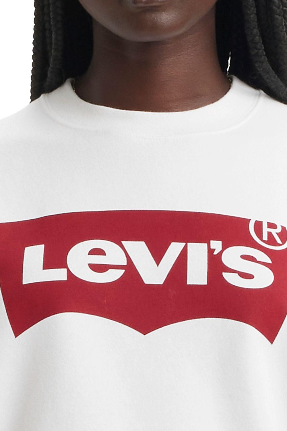 Polerón Mujer Regular Fit Blanco Levis A8800-0025-1