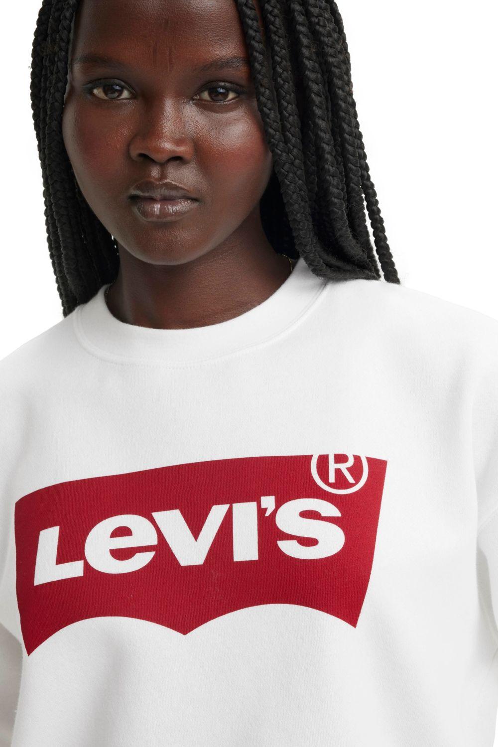 Polerón Mujer Regular Fit Blanco Levis A8800-0025-4