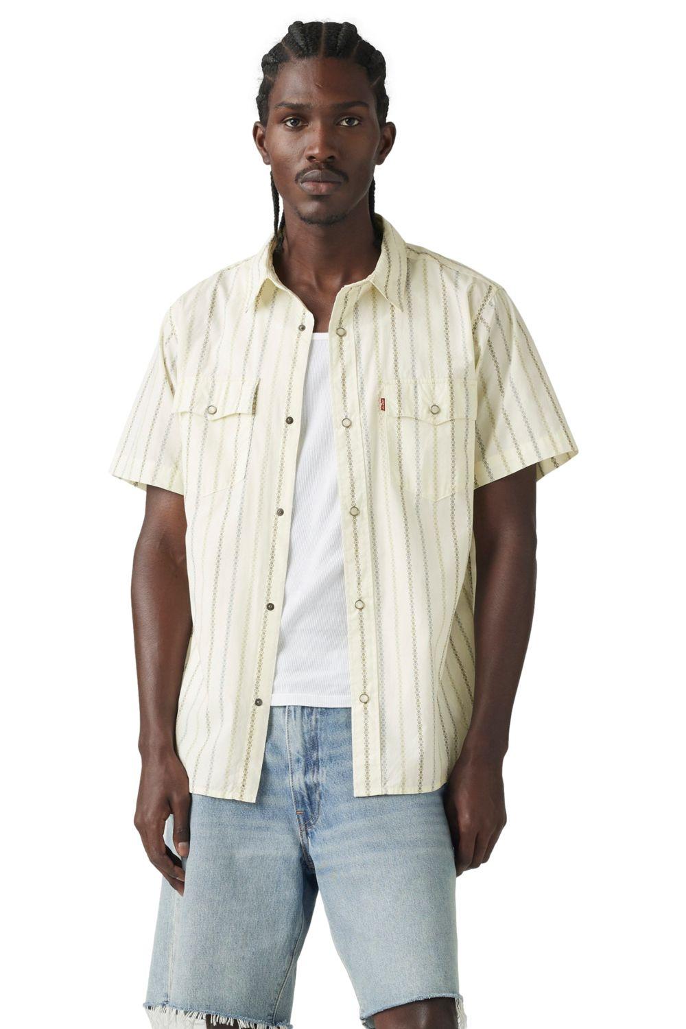 Camisa Hombre Relaxed Fit Western Beige Levis A5722-0033-0