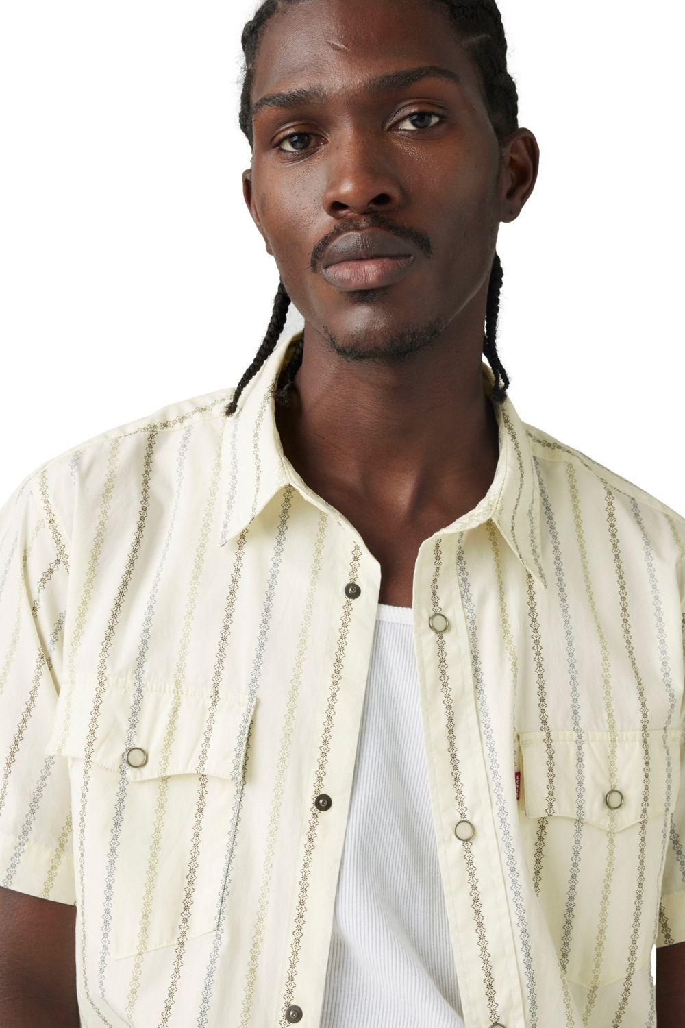 Camisa Hombre Relaxed Fit Western Beige Levis A5722-0033-3