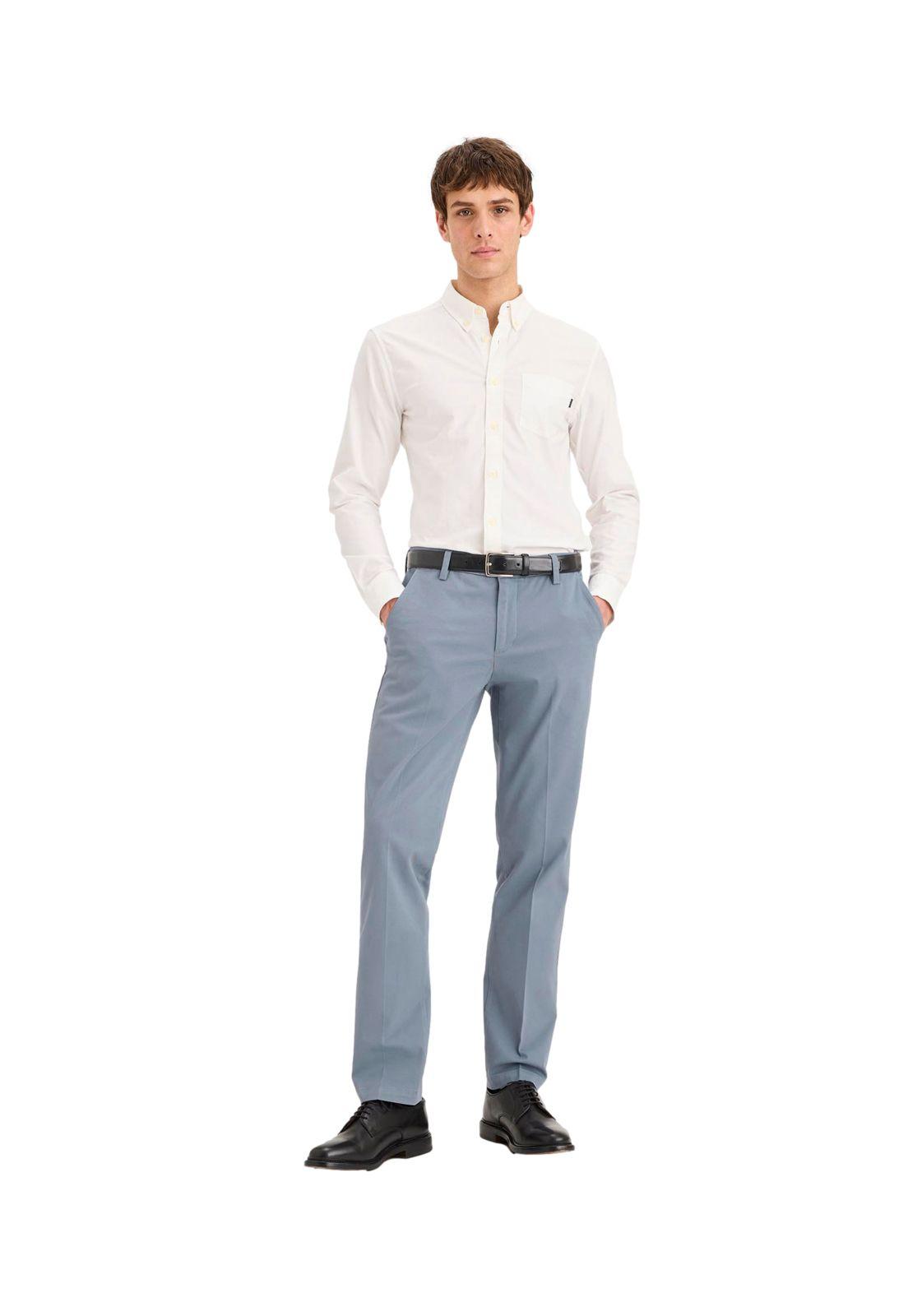 Pantalón Hombre Workday Khaki Slim Fit Azul Claro 36272-0120-3