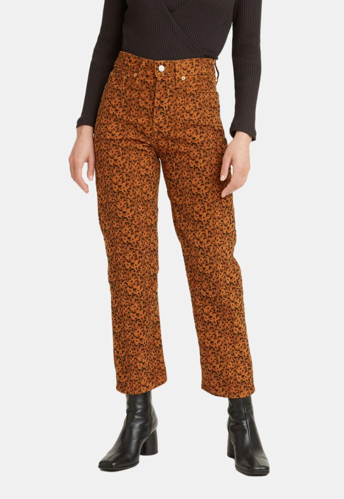 Jeans Mujer Wedgie Straight Cafe Levis 34964-0153-0