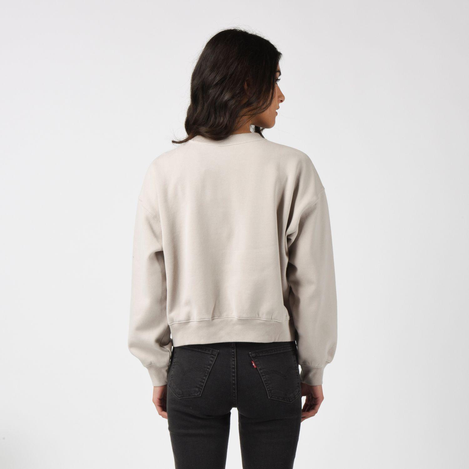 Polerón Mujer Vintage Boxy Crew Gris Levis 005OZ-0009-2