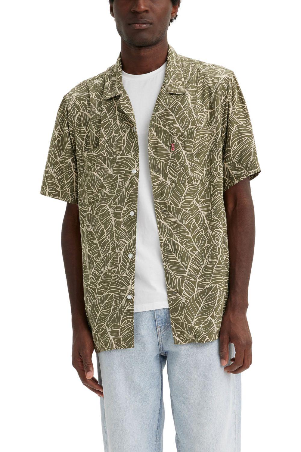 Camisa Hombre Manga Corta Verde Levis 21976-0081-0