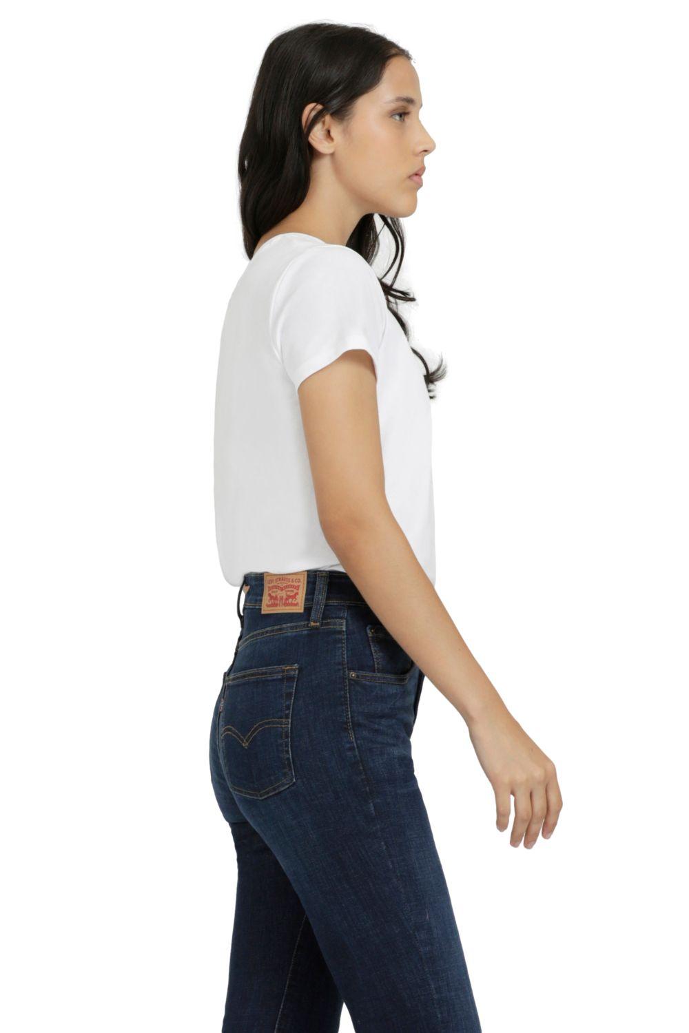 Polera Mujer Manga Corta Blanco Levis 17369-2297-1