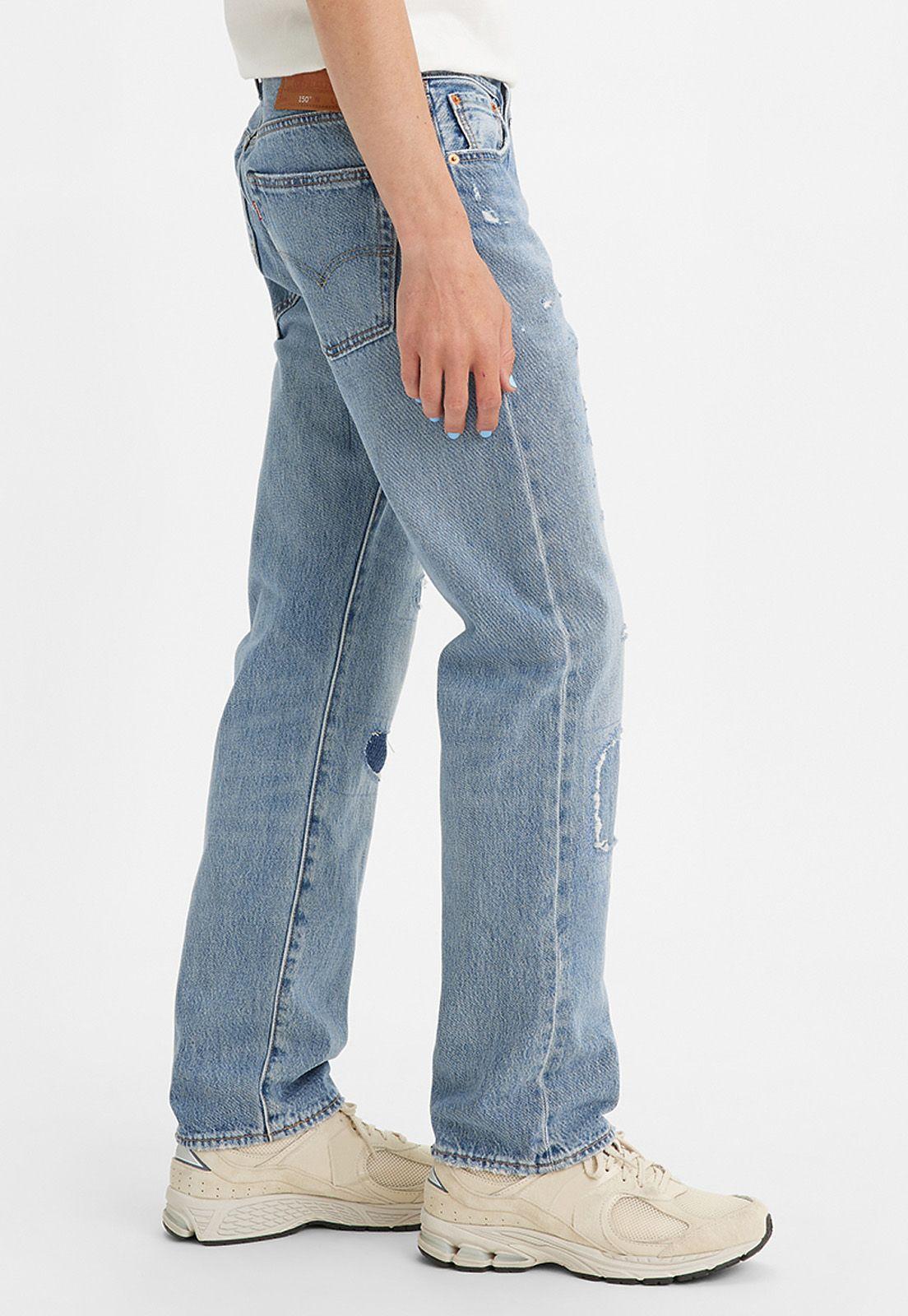 Jeans Hombre 501 Original Fit Azul Claro Levis 00501-3385-1