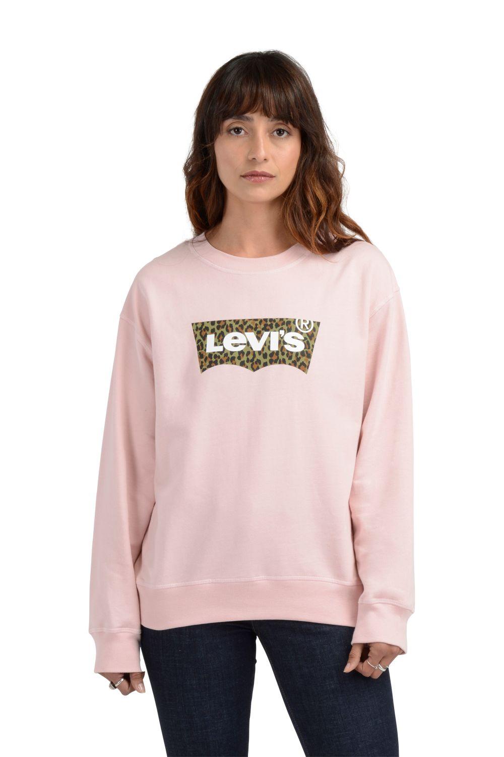 Polerón Mujer Logo Batwing Rosado Levis 18686-0171-0