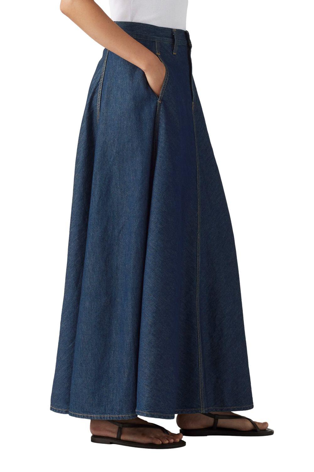 Falda Mujer Xl Skirt Azul Levis 001T4-0001-1