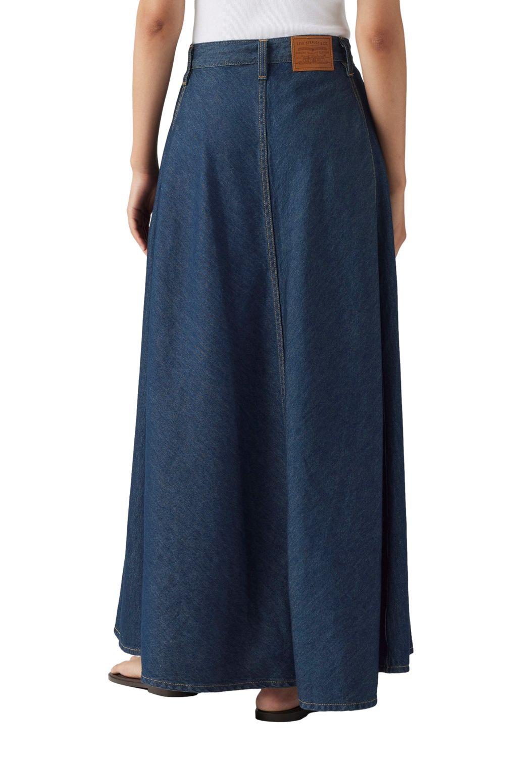 Falda Mujer Xl Skirt Azul Levis 001T4-0001-2