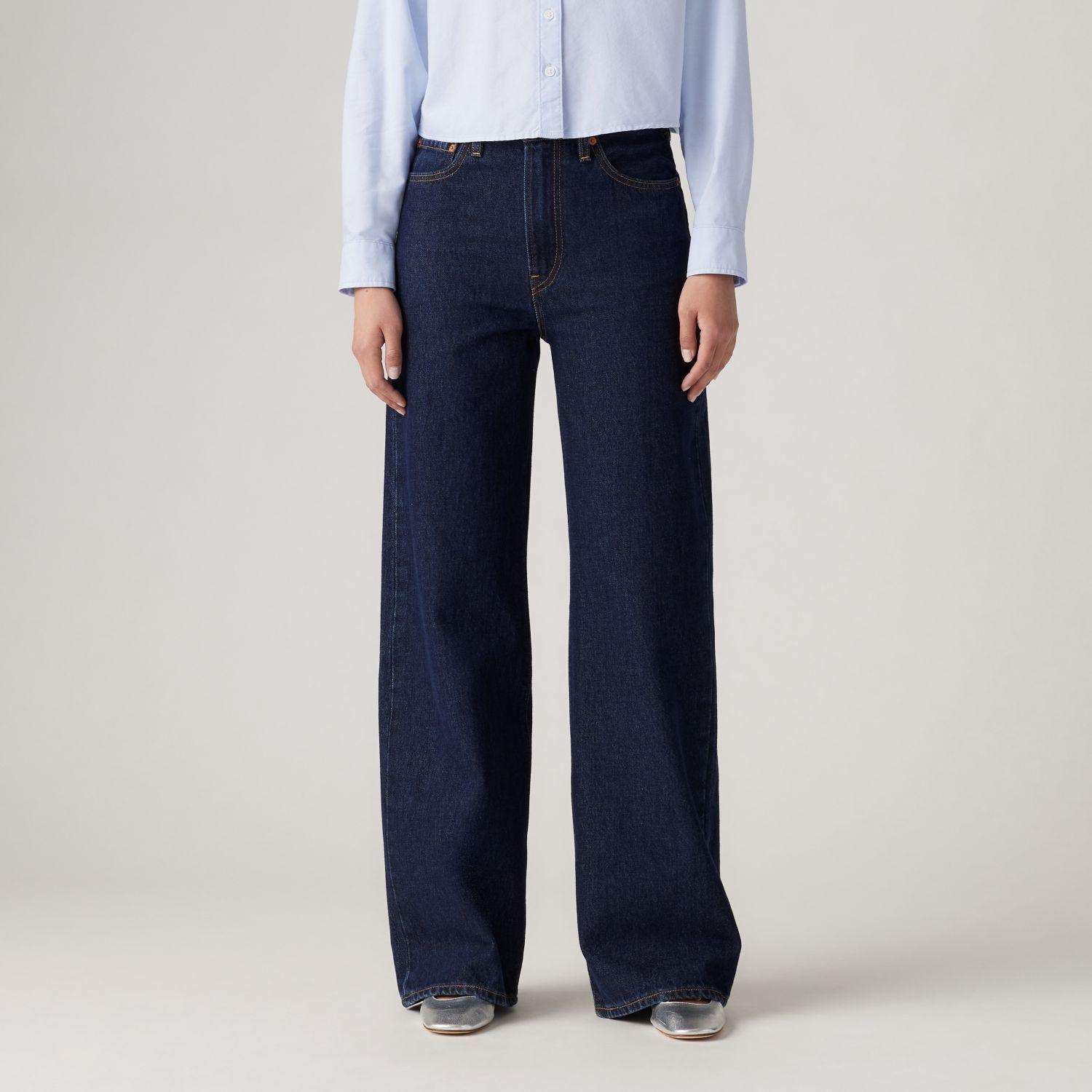 Jeans Mujer Ribcage Wide Leg Azul Levis A6081-0019-0