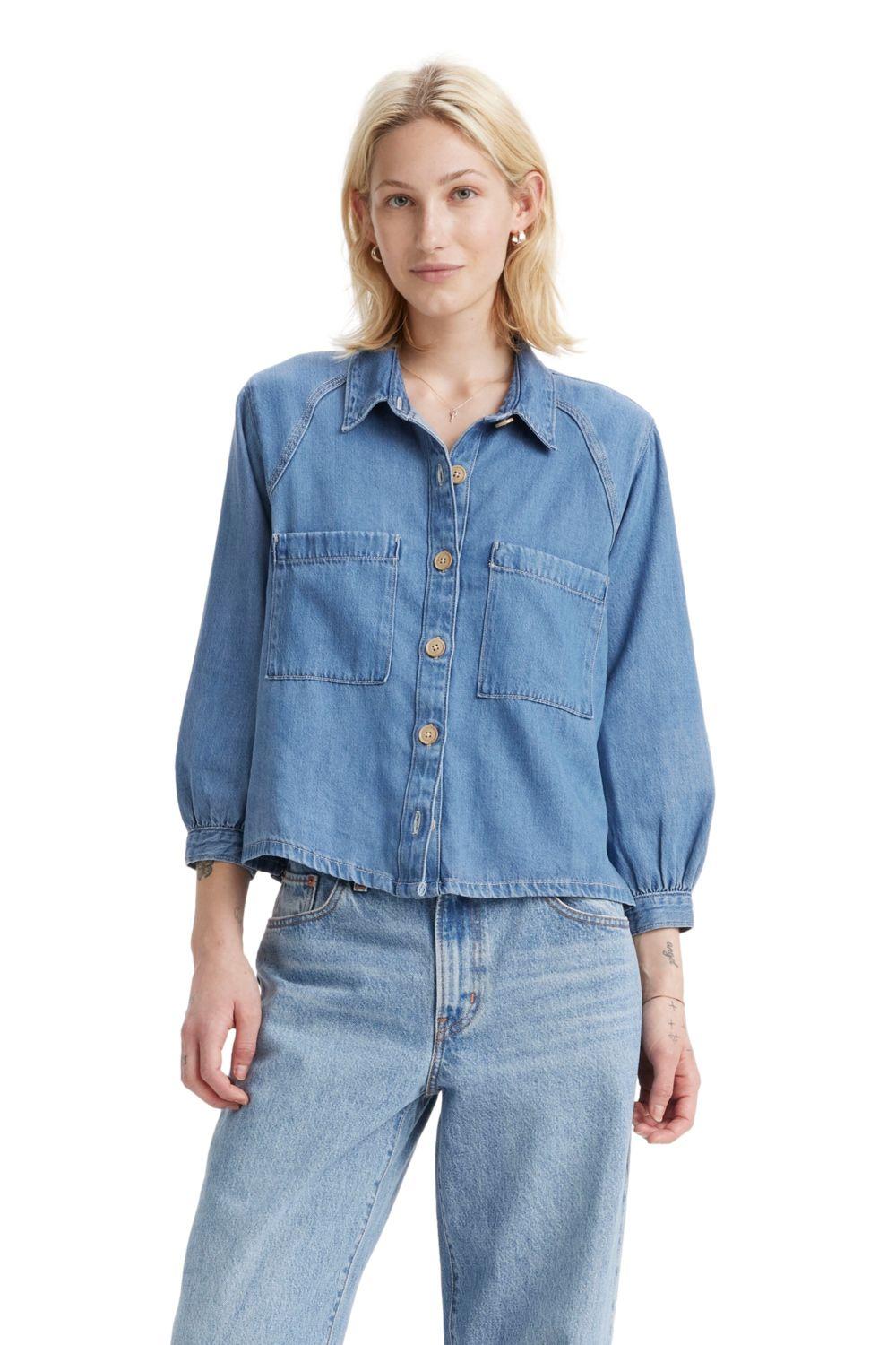 Camisa Mujer Tyla Azul Levis A8744-0000-0