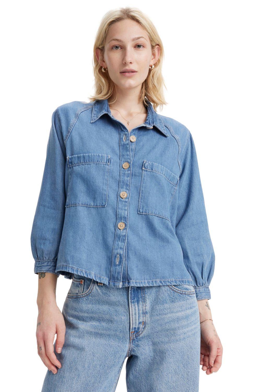 Camisa Mujer Tyla Azul Levis A8744-0000-2