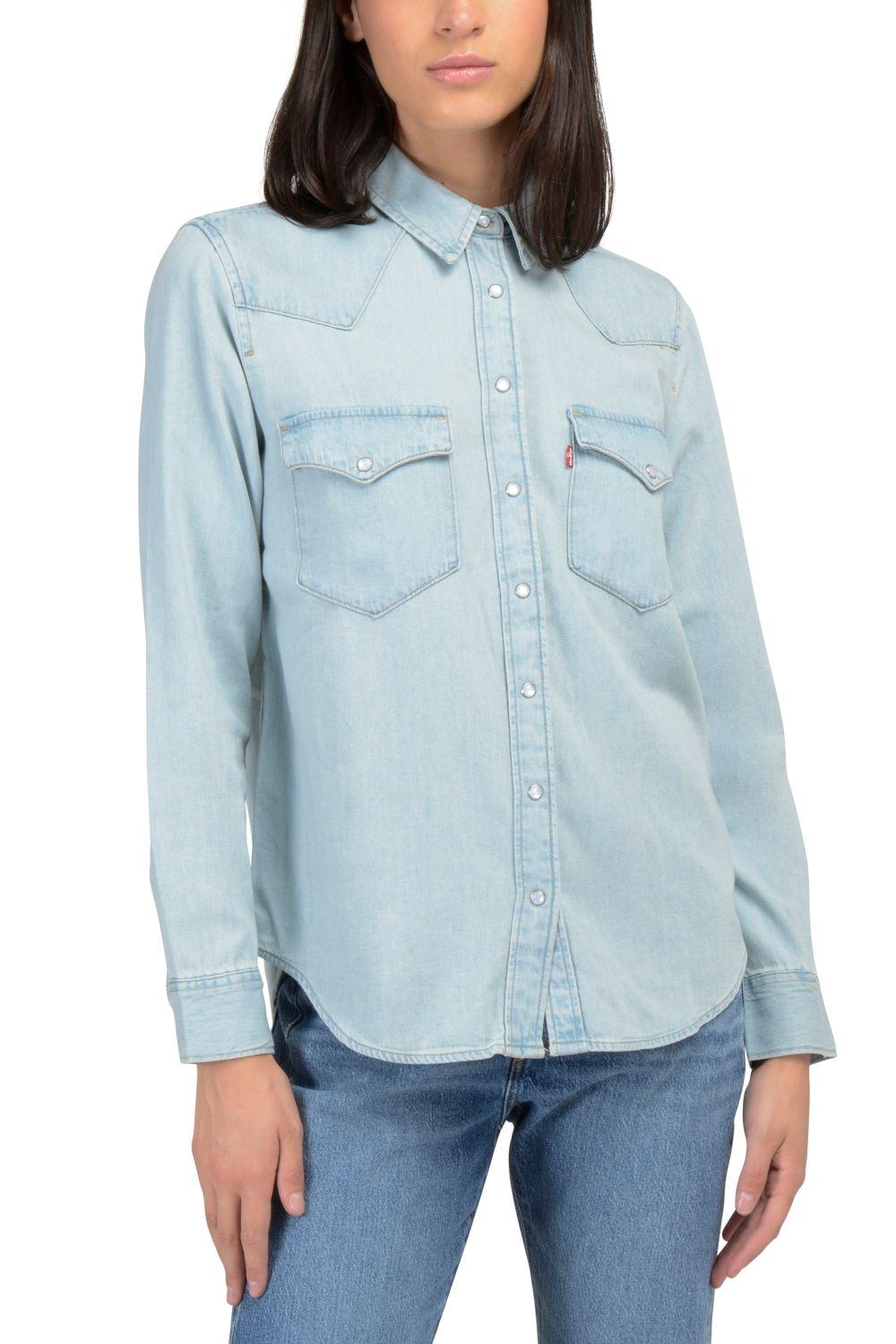 Blusa Mujer Lisa Azul Levis 86832-0000-0