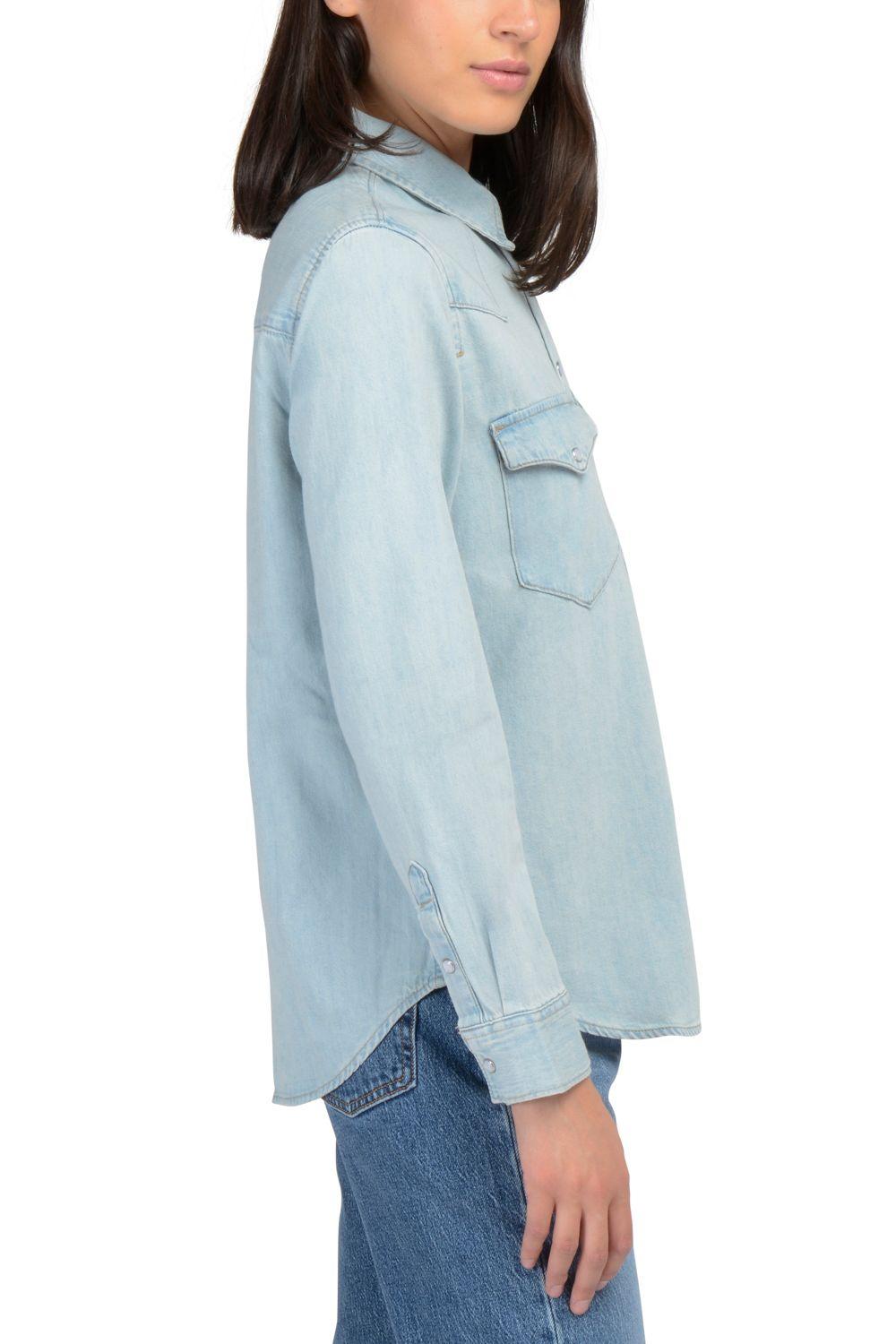 Blusa Mujer Lisa Azul Levis 86832-0000-2