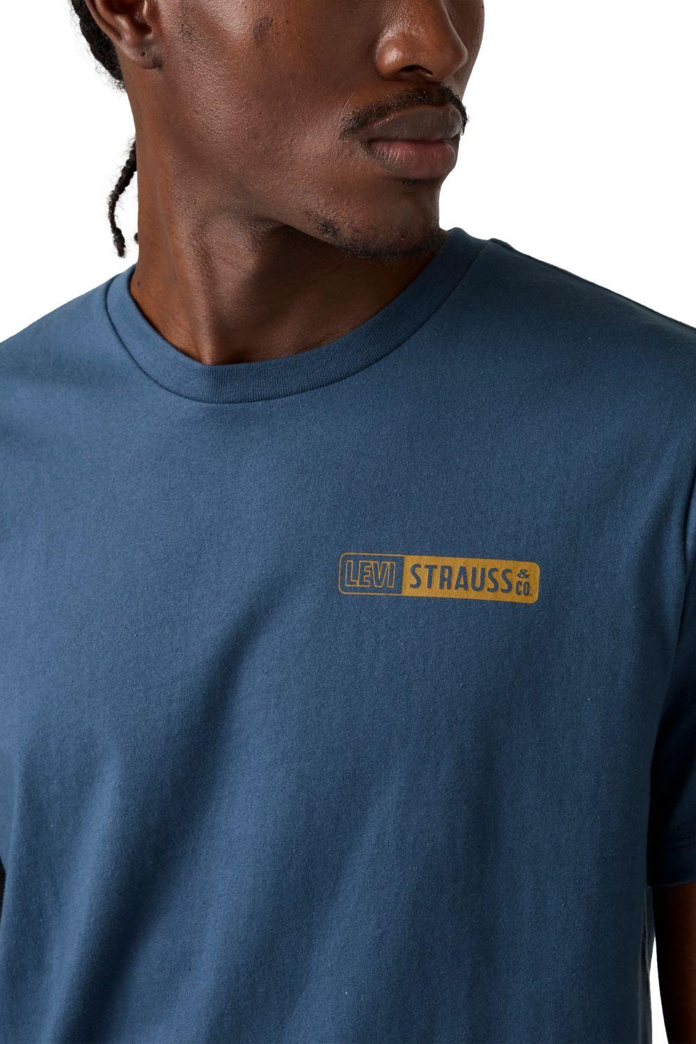 Polera Hombre Graphic Crewneck Tee Azul Levis 22491-1994-3