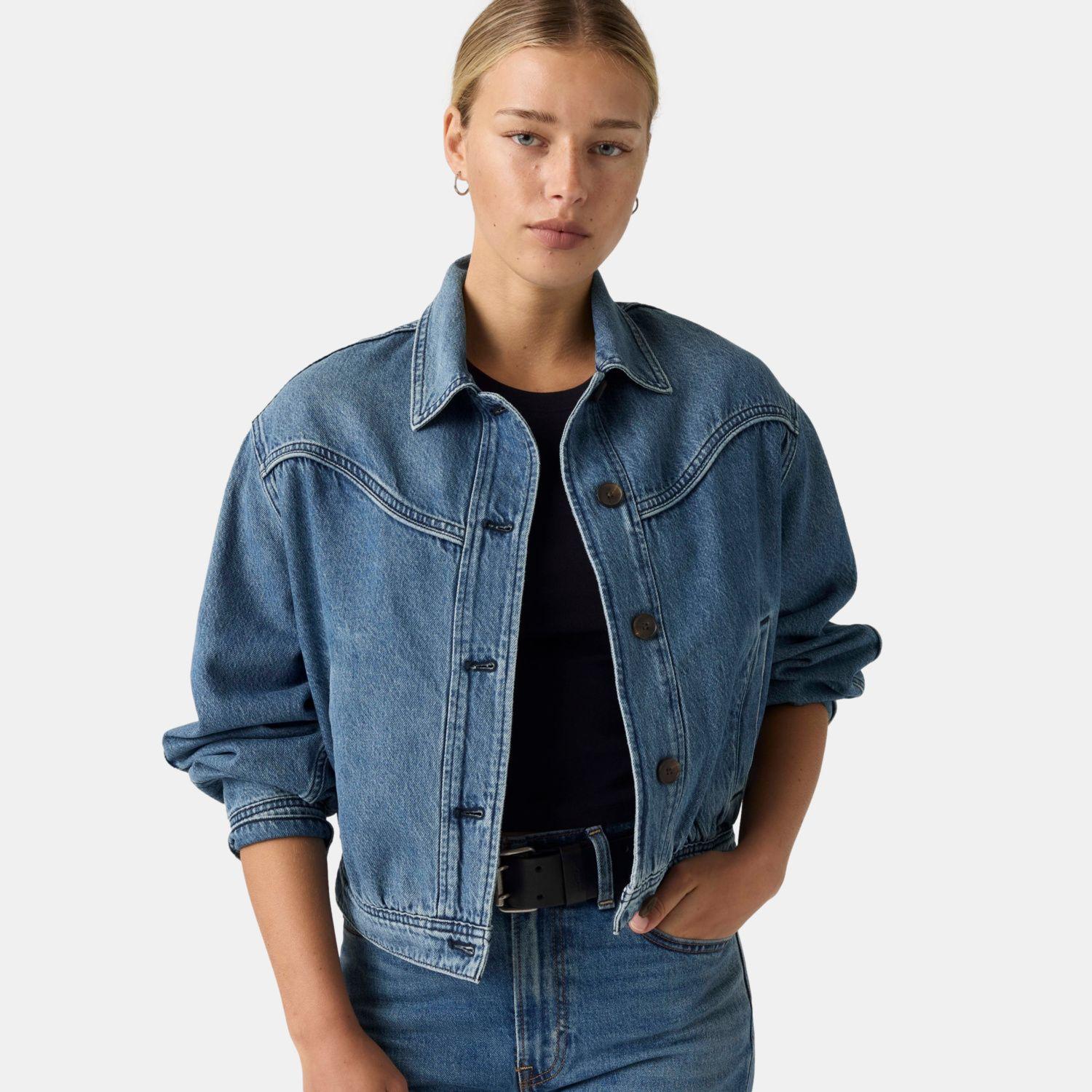 Chaqueta Mujer Dani Western Harrington Azul Levis 006RM-0000-2