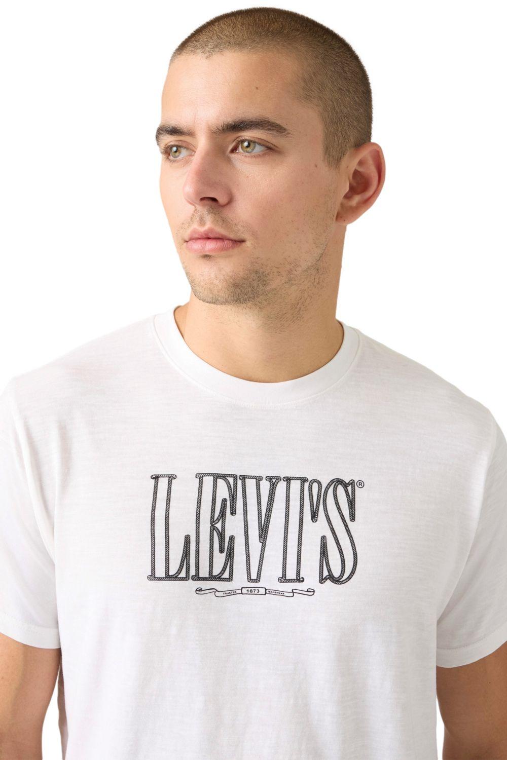 Polera Hombre Relaxed Fit Tee Blanco Levis 16143-2160-3