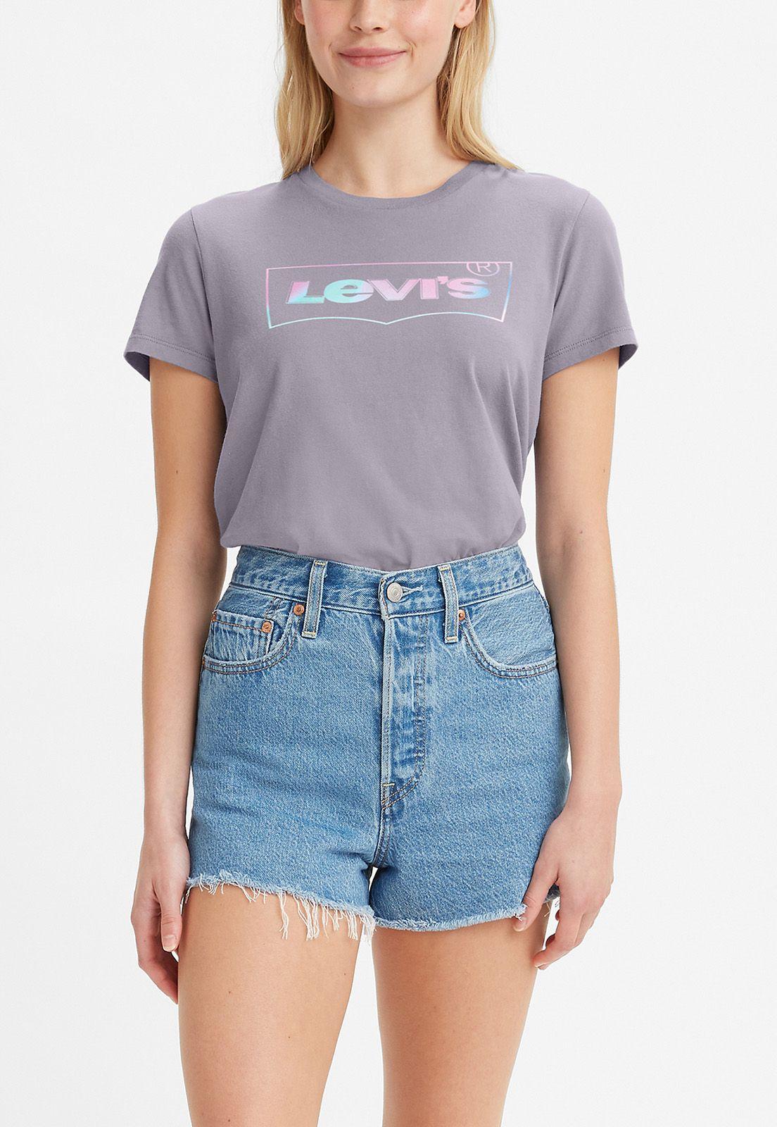 Polera Mujer Lisa Gris Levis 17369-1823-0