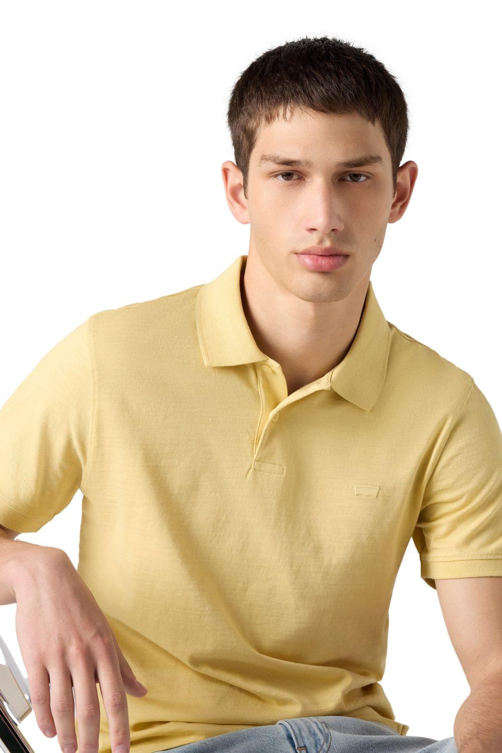Polera Hombre Slim Housemark Polo Amarillo Levis A4842-0086-3