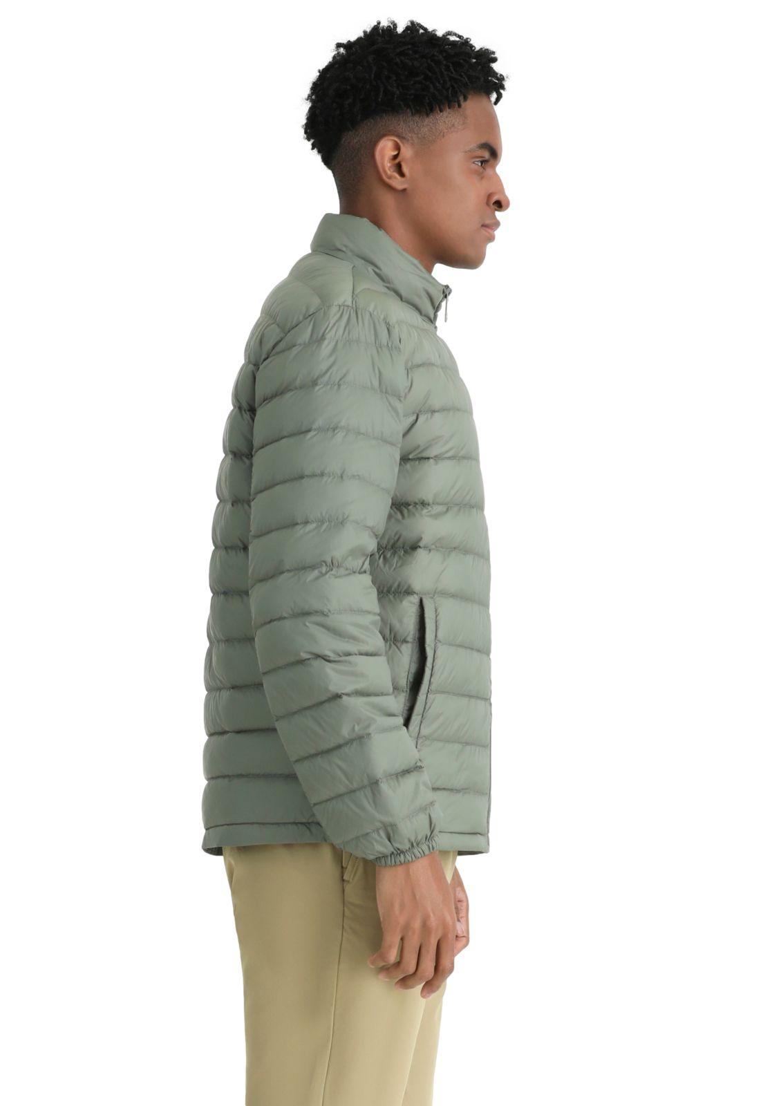 Parka Hombre Packable Regular Fit Verde-1