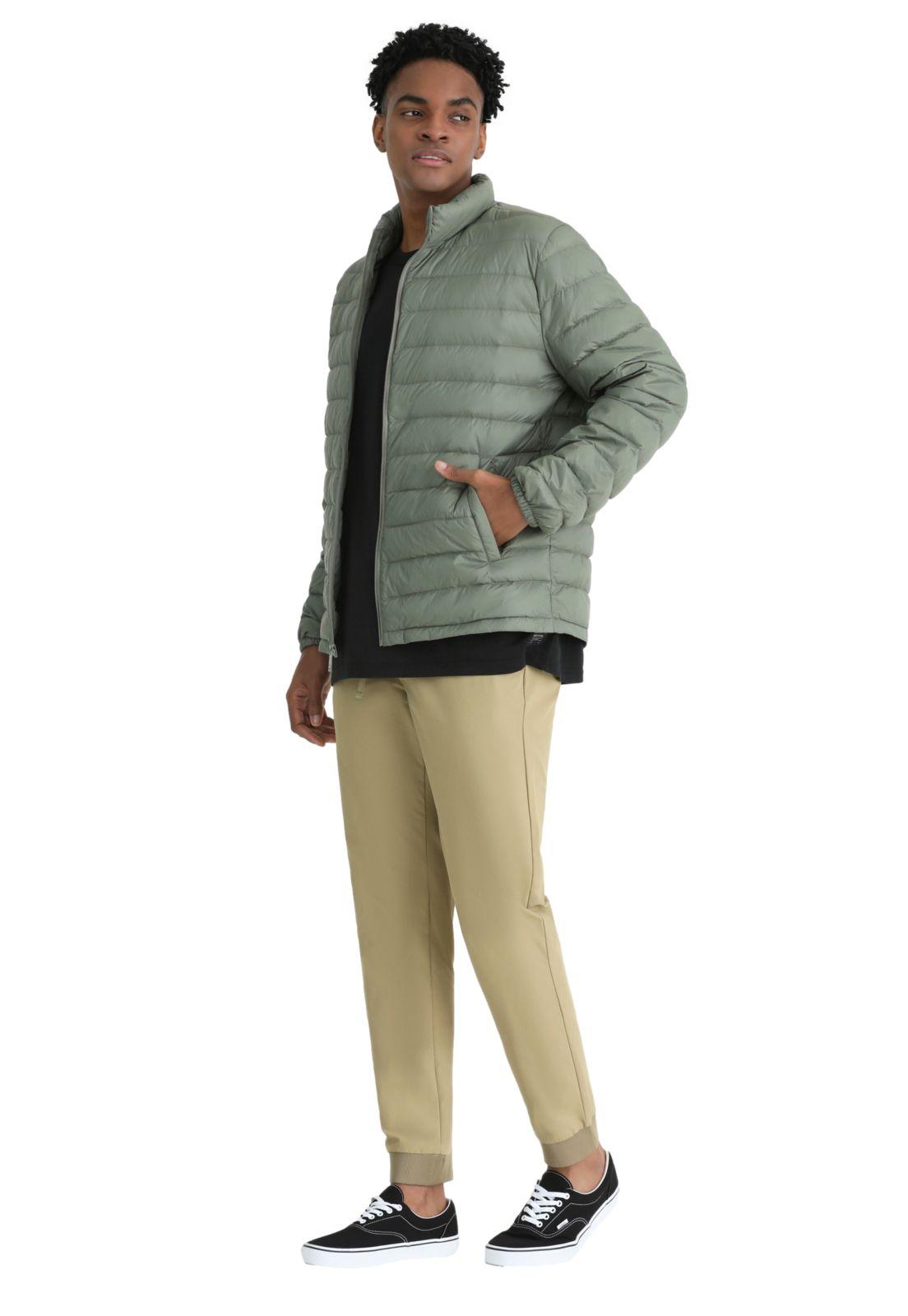 Parka Hombre Packable Regular Fit Verde-3