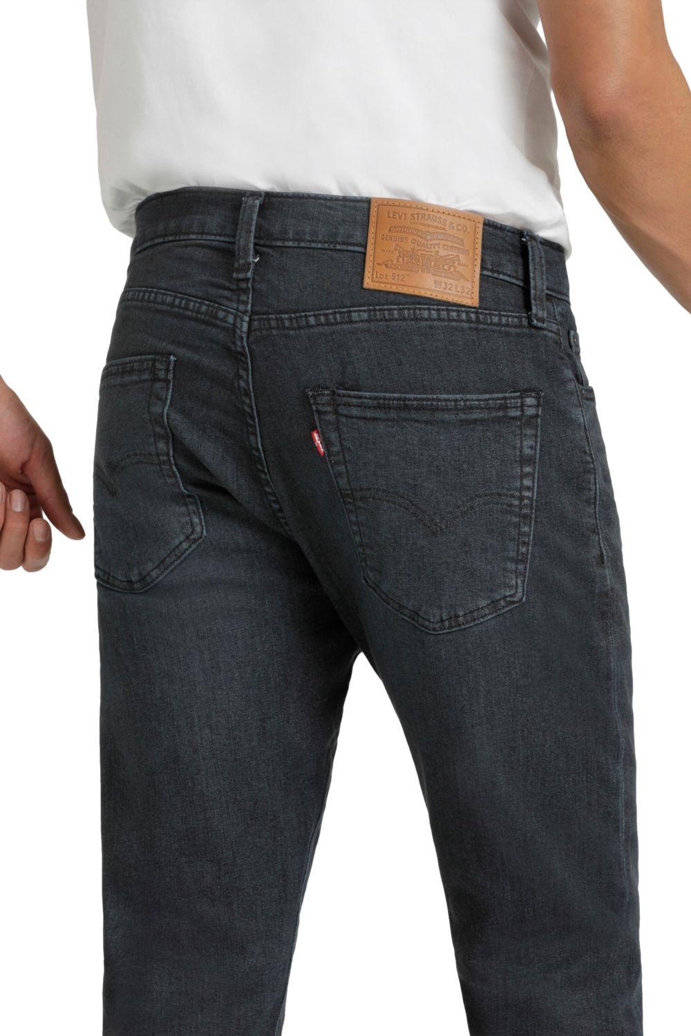 Jeans Hombre 512 Slim Taper Negro Levis 28833-0718-3