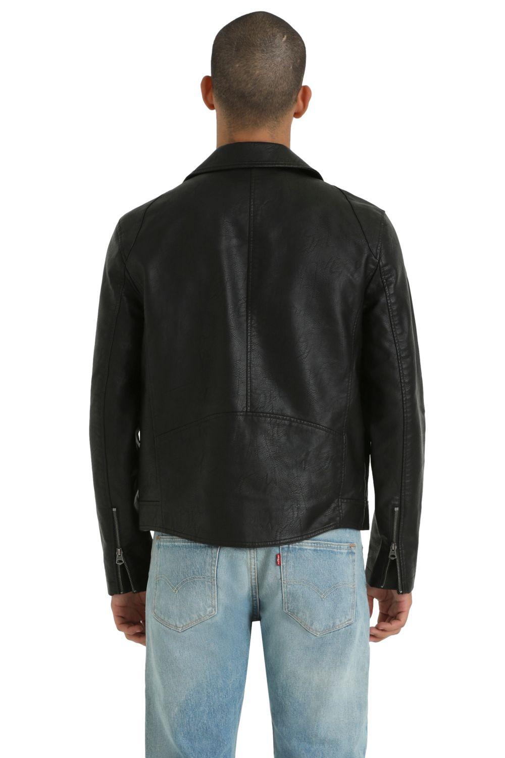 Chaqueta Hombre Regular Fit Cuerina Negro Levis 59491-0303-1