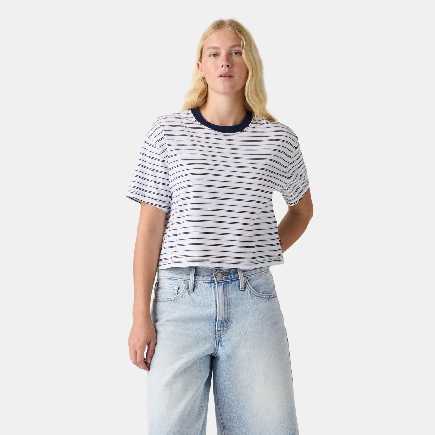 Polera Mujer Cropped Anyday Tee Azul Levis 0087V-0006-0