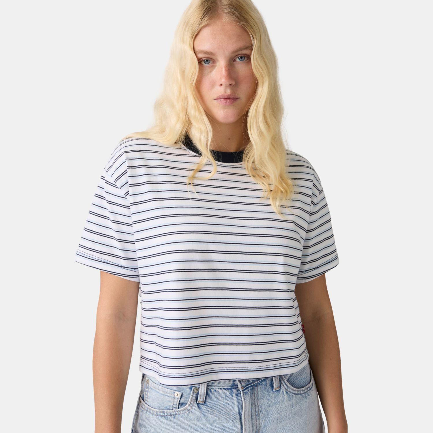 Polera Mujer Cropped Anyday Tee Azul Levis 0087V-0006-2