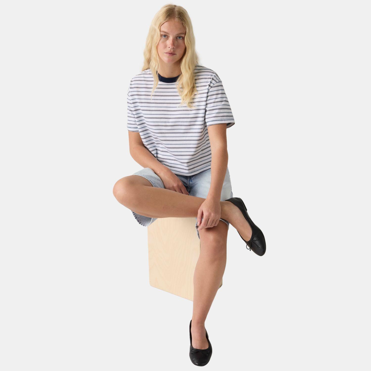 Polera Mujer Cropped Anyday Tee Azul Levis 0087V-0006-3