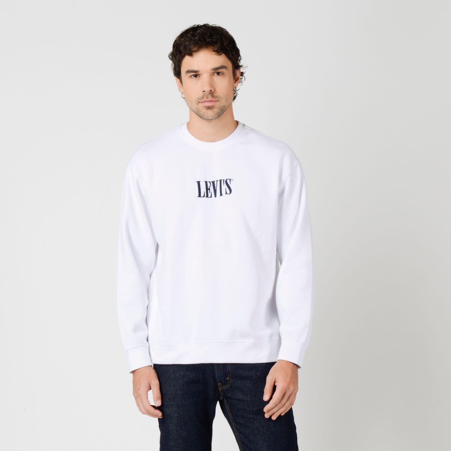 Polerón Hombre Relaxd Graphic Crew Blanco Levis 38712-0521-0