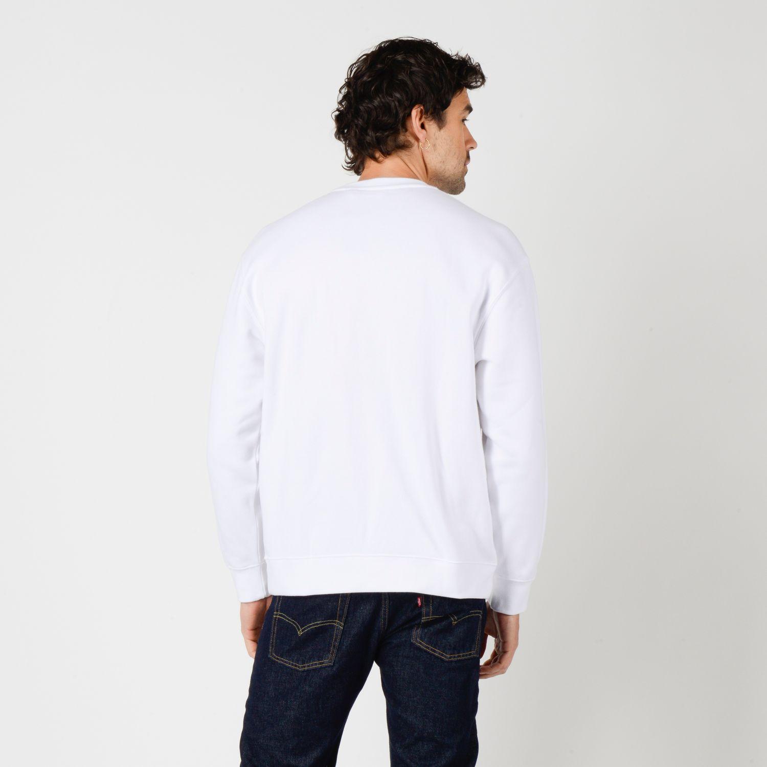 Polerón Hombre Relaxd Graphic Crew Blanco Levis 38712-0521-2