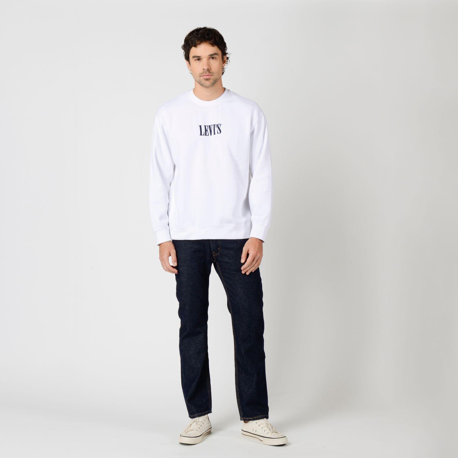 Polerón Hombre Relaxd Graphic Crew Blanco Levis 38712-0521-3