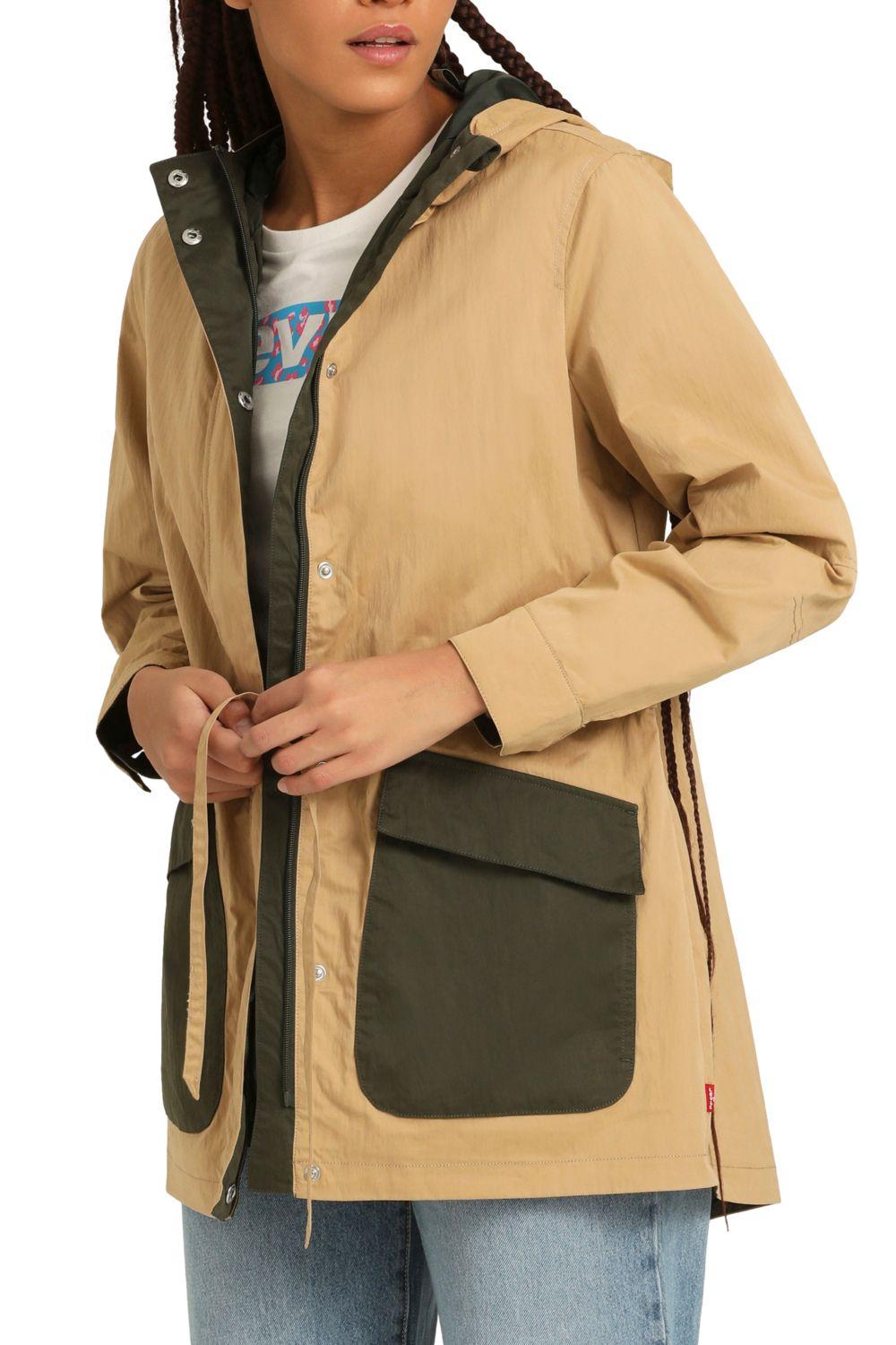 Chaqueta Mujer Hooded Anorak Khaki Levis 59544-0206-3