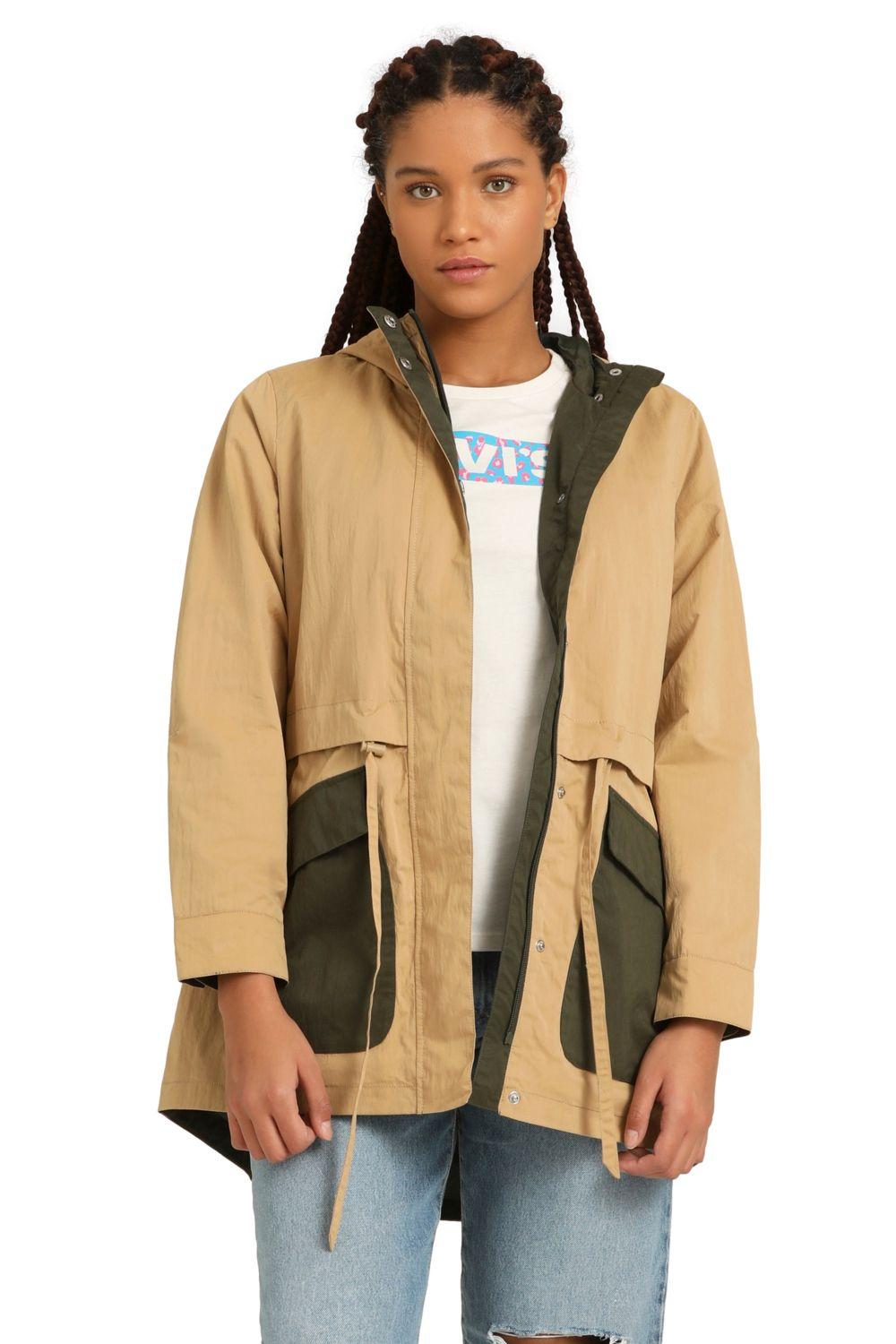 Chaqueta Mujer Hooded Anorak Khaki Levis 59544-0206-0