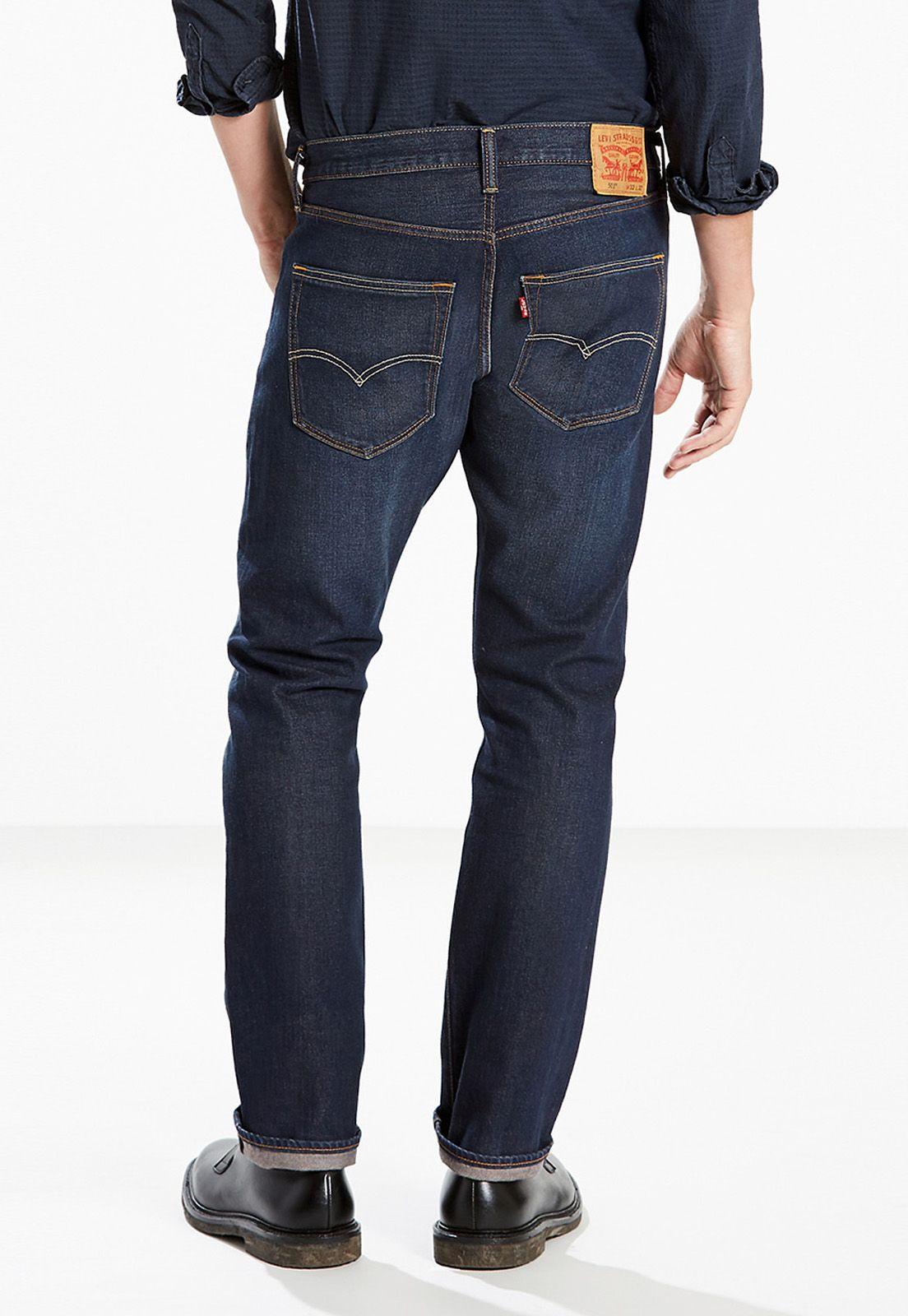 Jeans Hombre 501 Original Fit Azul Oscuro Levis 00501-2501-2