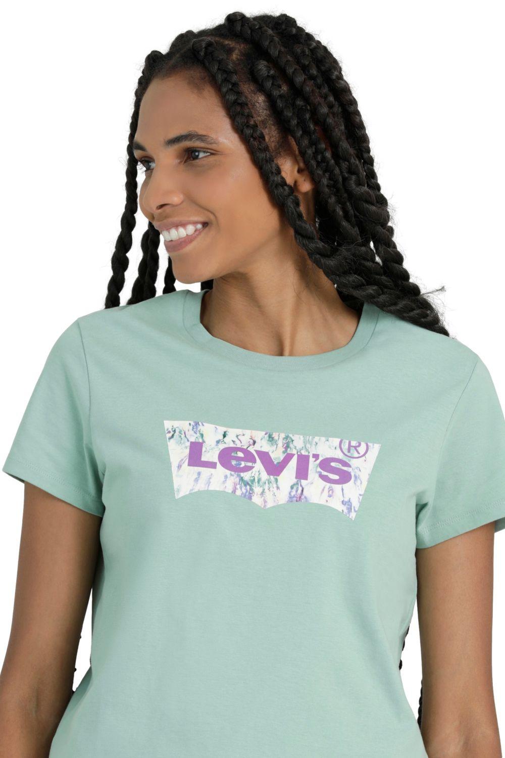 Polera Mujer Manga corta Perfect Batwing Verde Levis 17369-2327-5