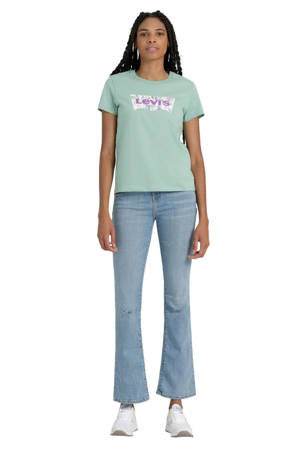 Polera Mujer Manga corta Perfect Batwing Verde Levis 17369-2327-3