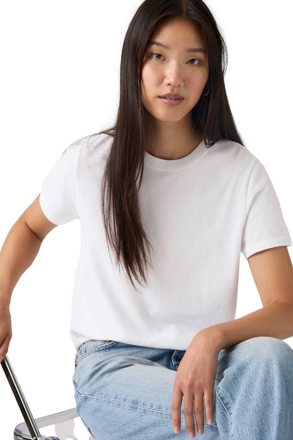 Polera Mujer Favorite Cotton Tee Blanco Levis 005J2-0016-2