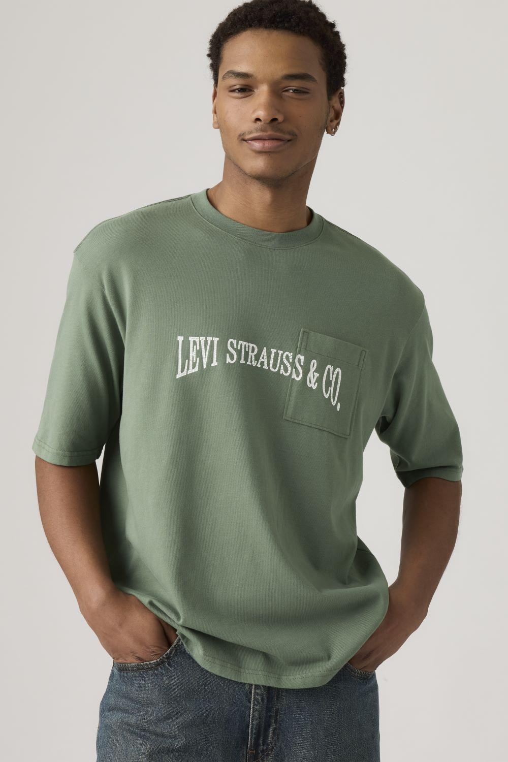 Polera Hombre Half Sleeve Verde Levis 001MH-0004-2