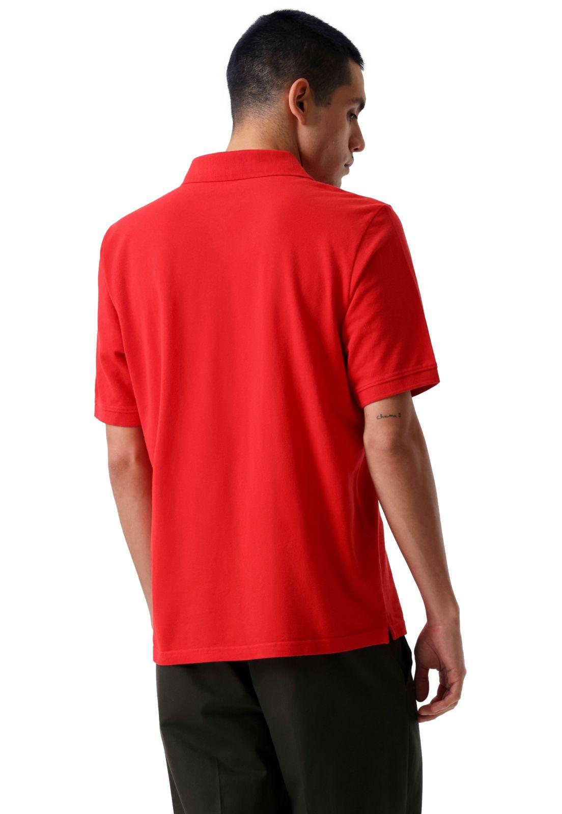 Polera Hombre Polo Piqué Regular Fit Rojo A6925-0035-2