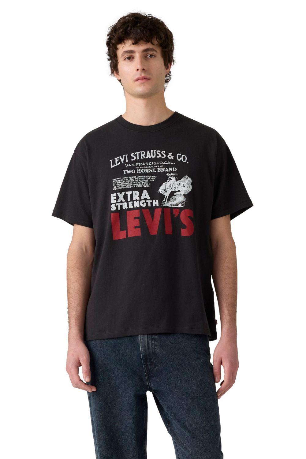 Polera Hombre Vintage Fit Graphic Tee Negro Levis 87373-0224-0