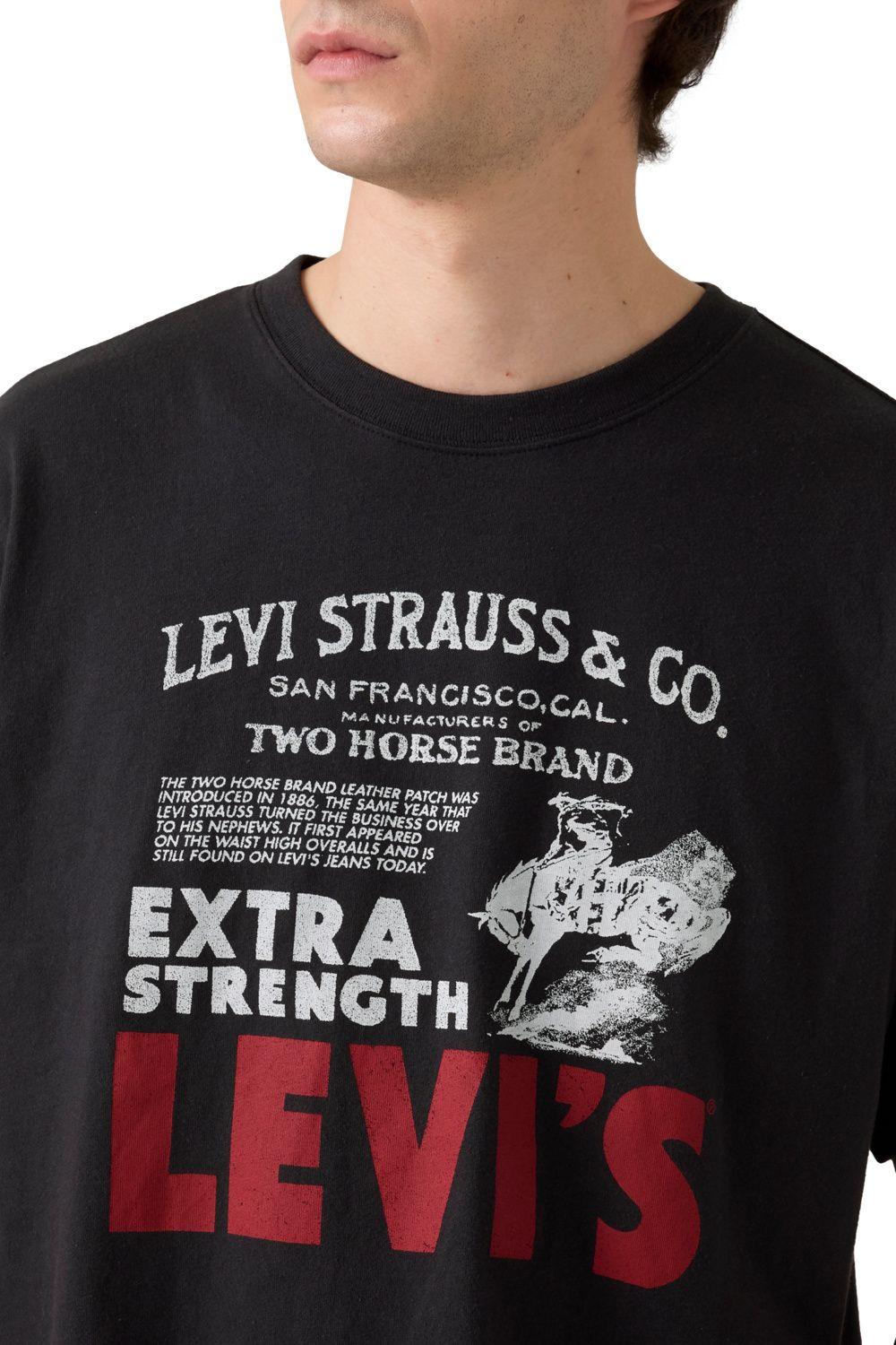 Polera Hombre Vintage Fit Graphic Tee Negro Levis 87373-0224-3