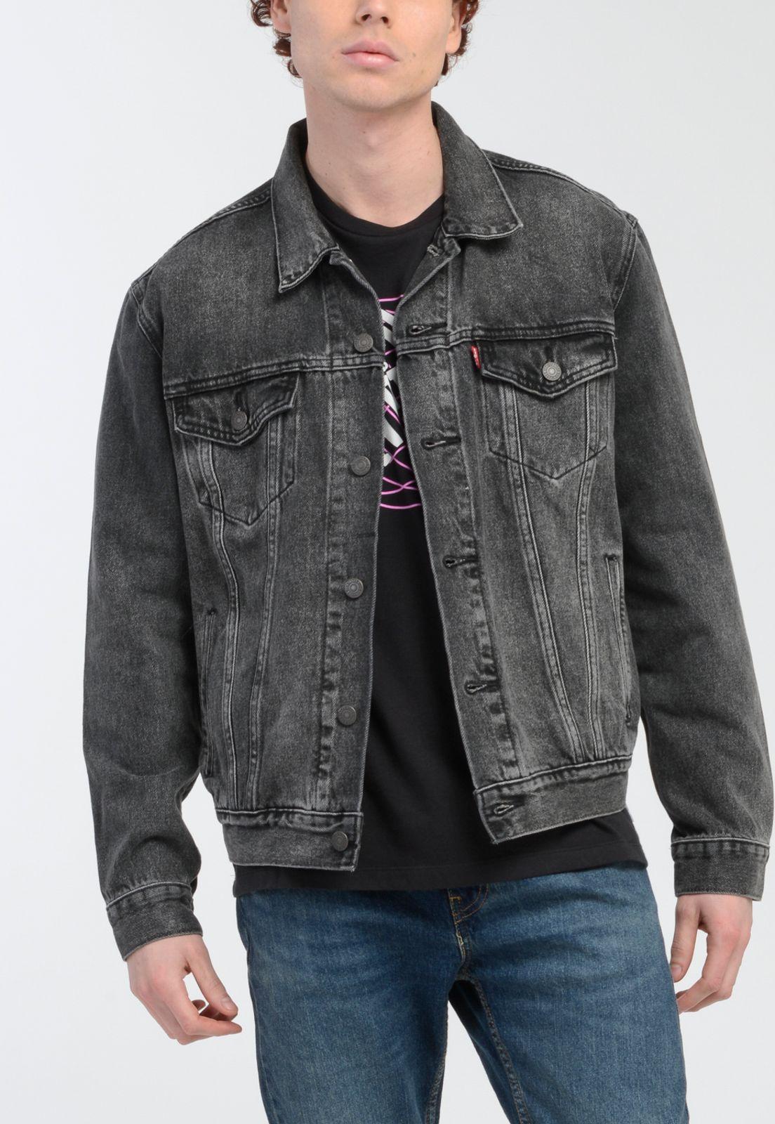 Chaqueta Hombre Cuello en Punta Negro Levis 72334-0601-0