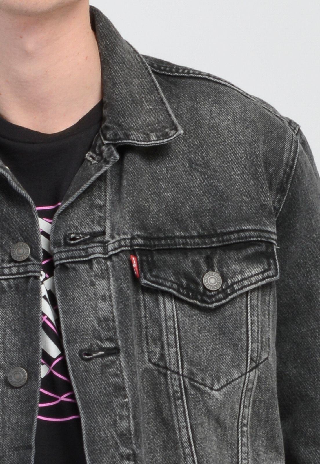Chaqueta Hombre Cuello en Punta Negro Levis 72334-0601-2