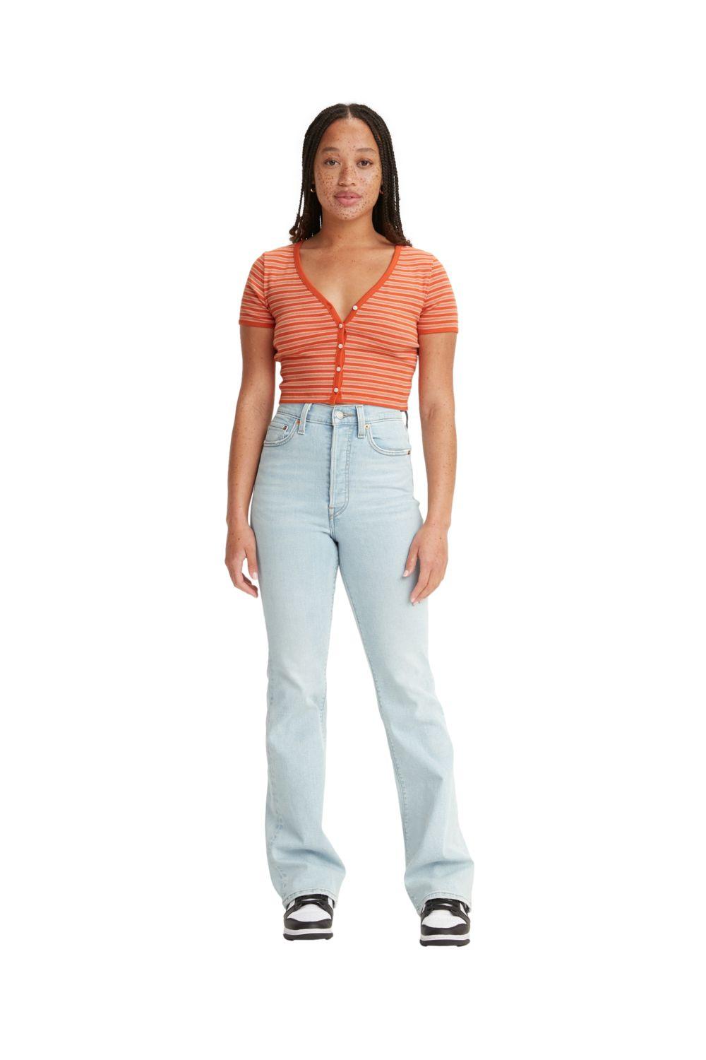 Jeans Mujer Ribcage Bootcut Azul Levis 36934-0013-3