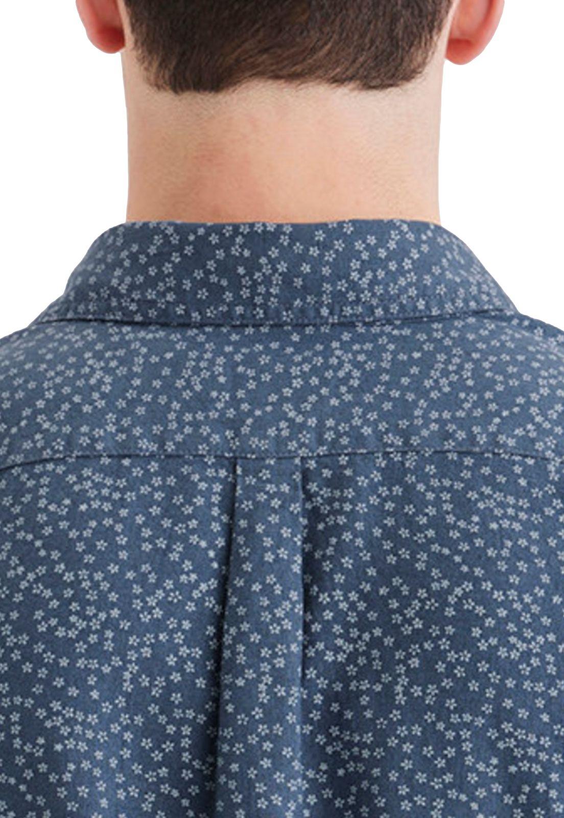 Camisa Hombre Original Button-Up Slim Fit Azul A1114-0147-3